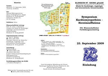 Programm - St. Georg