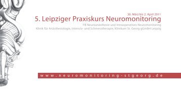 5. Leipziger Praxiskurs Neuromonitoring - St. Georg