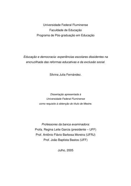 Texto integral (pdf - 1,53 Mb) - UFF