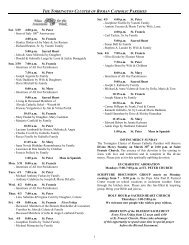 THE TORRINGTON CLUSTER OF ROMAN CATHOLIC PARISHES