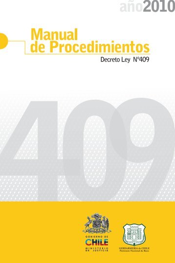 Decreto Ley N°409. - Gendarmería de Chile