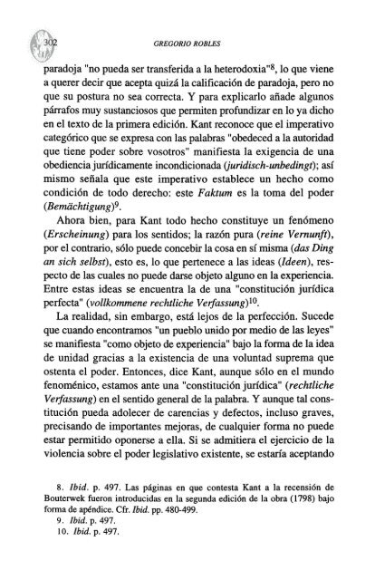 EL CONCEPTO DE NORMA FUNDAMENTAL EN KANT