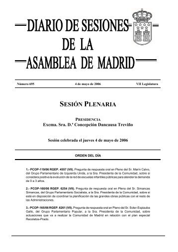 VII-DS-695 - Asamblea de Madrid