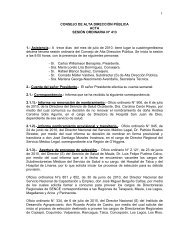 CONSEJO DE ALTA DIRECCIÓN PÚBLICA ACTA ... - Servicio Civil