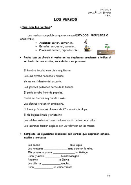 Tarea Español:De los verbos que encontraste en la lectura de hoy escribe en  tu cuaderno el tiempo, el modo 