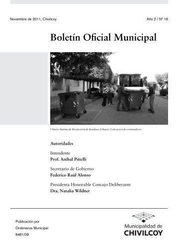 Noviembre 2011 - Municipalidad de Chivilcoy