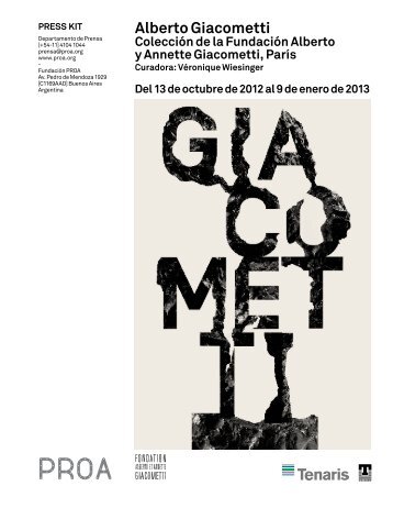 Alberto Giacometti - Fundación Proa