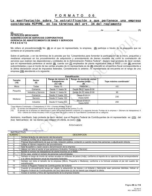 modelo de convocatoria a la licitacion publica nacional - PEMEX.com