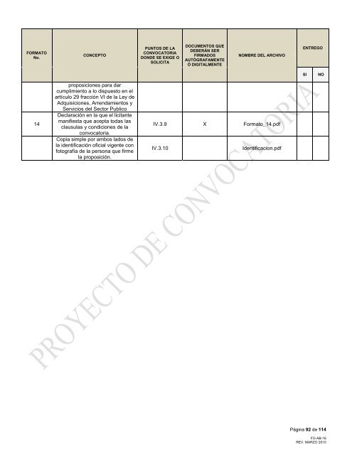 modelo de convocatoria a la licitacion publica nacional - PEMEX.com