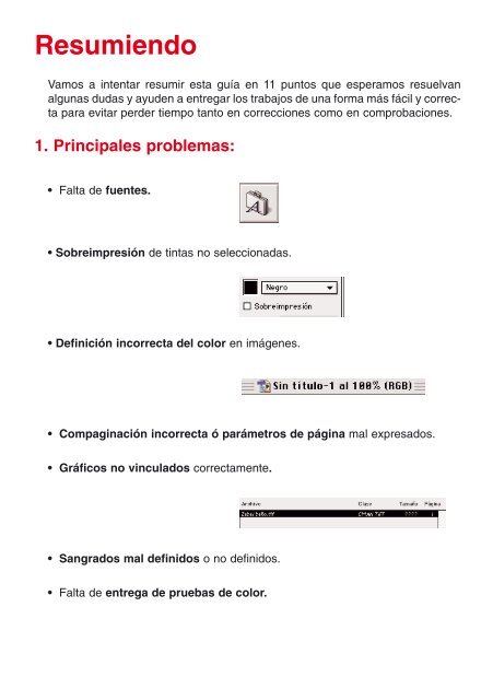 Consejos prácticos - Solprint