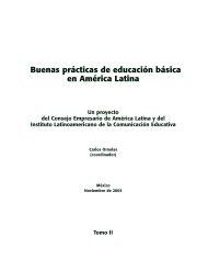 Buenas prácticas de educación básica en América Latina - CEAL