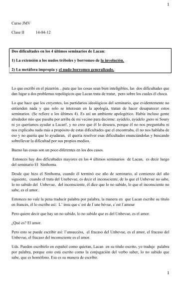 1) La extensión a los - Topologia En Extension de Buenos Aires