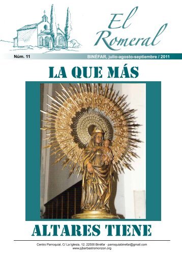 LA QUE MÁS ALTARES TIENE - diócesis de Barbastro-Monzón