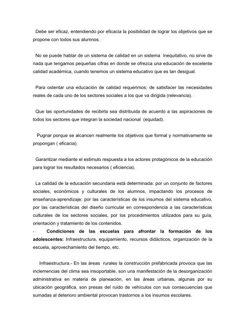 tema: los adolescentes y la escuela - Reforma de la Educación ...