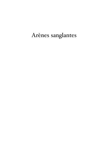 Télécharger Arènes sanglantes (format pdf) - éditions Sillage - Free