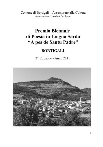 Premio Biennale di Poesia in Lingua Sarda “A pes de ... - Luigi Ladu