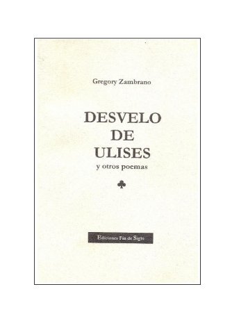 Desvelo de Ulises y otros poemas - Los Mapas Secretos