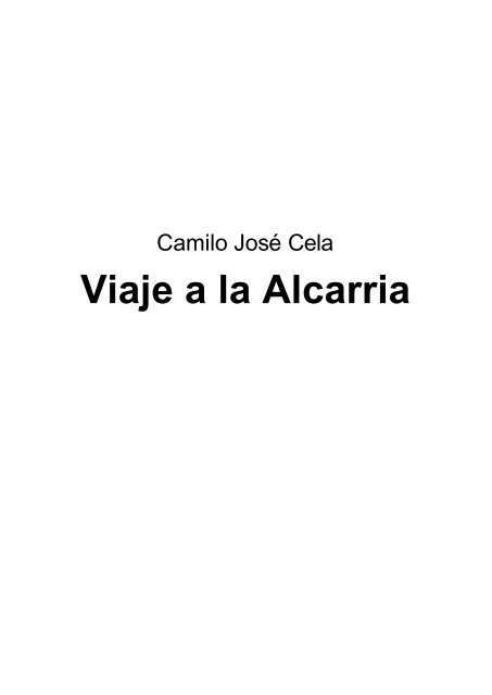 Viaje a la Alcarria - Portal Académico del CCH
