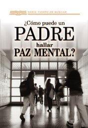 ¿Cómo un padre puede hallar paz mental?