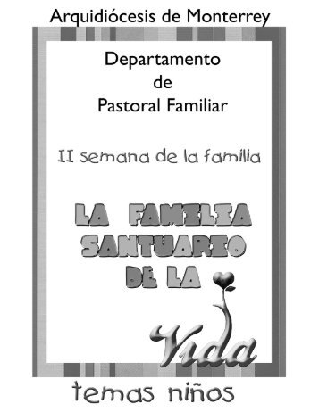 Temas para niños - Pastoral Familiar