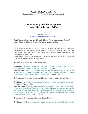 Veintiocho profecías cumplidas en el día de la crucifixión