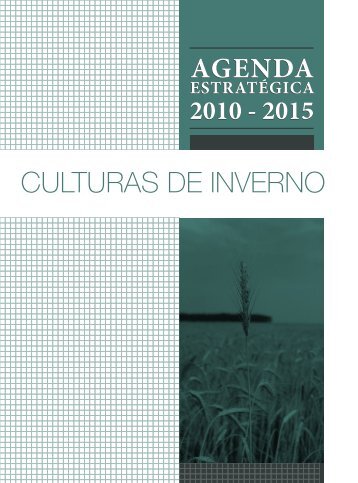 CULTURAS DE INVERNO - Ministério da Agricultura, Pecuária e ...