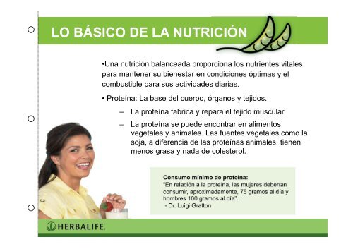 LOS PRODUCTOS A SIMPLE VISTA - myherbalife.com