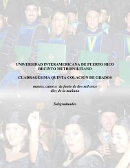 Lista Programa Subgraduado - Universidad Interamericana de ...
