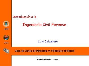 Introducción a la Ingeniería Civil Forense - Departamento de ...