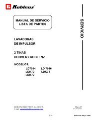 manual de servicio_lavadoras de impulsor_ld - Talleres de Servicio ...