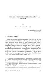 DEBERES Y DERECHOS DE LA PERSONA Y LA FAMILIA