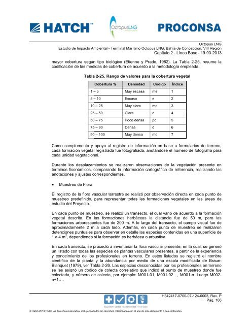 Capítulo 2 - Línea Base - SEA - Servicio de evaluación ambiental