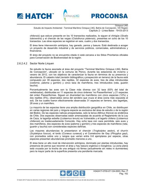 Capítulo 2 - Línea Base - SEA - Servicio de evaluación ambiental