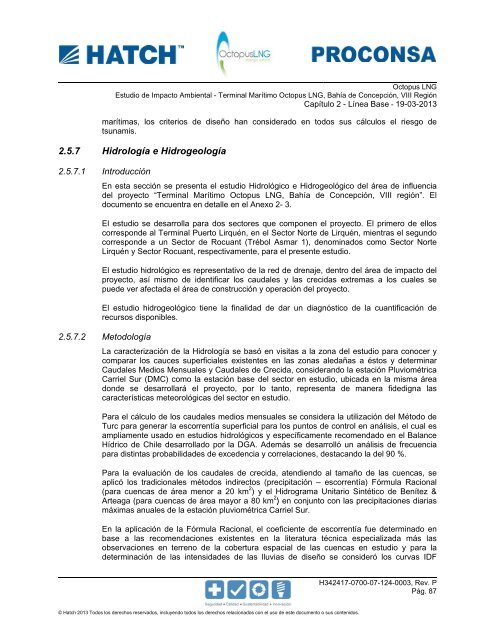 Capítulo 2 - Línea Base - SEA - Servicio de evaluación ambiental