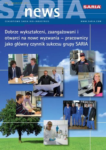 pracownicy jako główny czynnik sukcesu grupy SARIA - Saria Bio ...