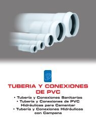 TUBERIA Y CONEXIONES DE PVC