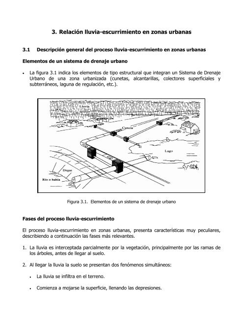 3. Relación lluvia-escurrimiento en zonas urbanas - Uamenlinea ...