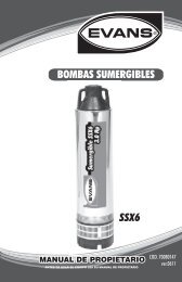 SSX6 BOMBAS SUMERGIBLES S - Evans