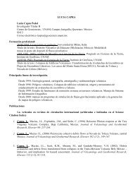 CV PDF (español) - Centro de Geociencias ::.. UNAM