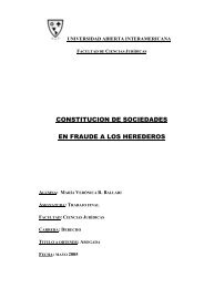 constitucion de sociedades en fraude a los herederos - Vaneduc