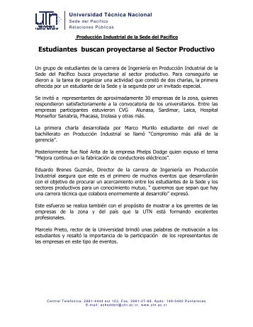 Artículo de Producción Industrial - Sede Pacífico - Universidad ...