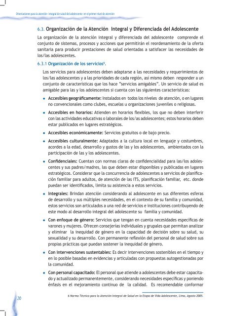 Orientaciones para la atención integral de salud del adolescente en ...