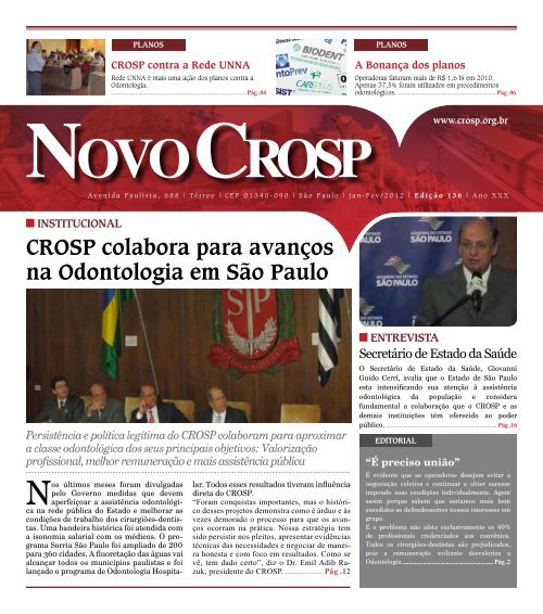 Jornal edição nº 136 - Crosp