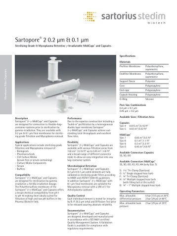 Data Sartopore2 Gamma Midi Caps SPK2101-e