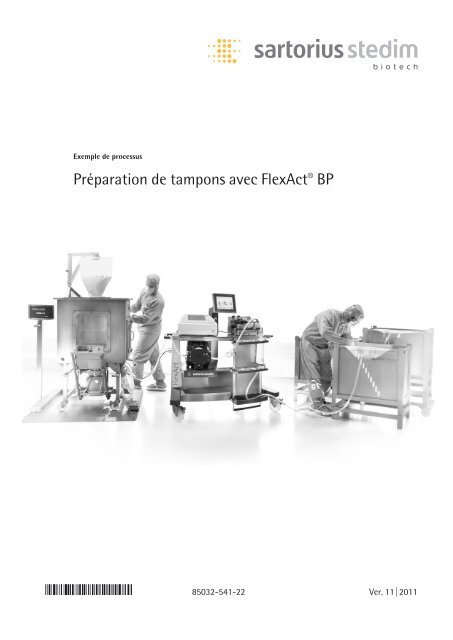 Préparation de tampons avec FlexAct® BP - Sartorius