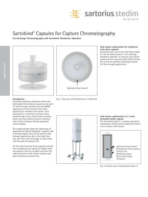 Sartobind® Capsules for Capture Chromatography - Sartorius