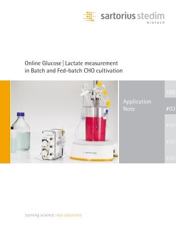 Online Glucose | Lactate measurement in Batch and ... - Sartorius AG