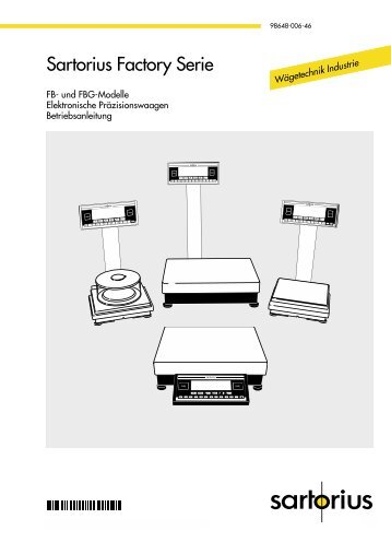 MAN-FB FBG-d - Sartorius AG