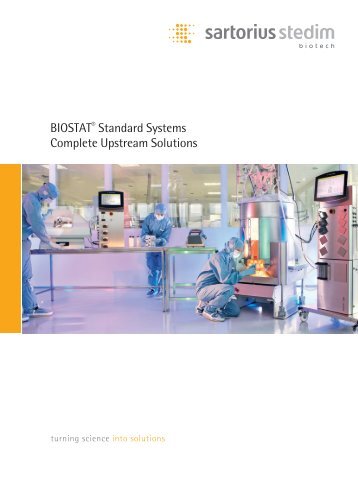 Broch BIOSTAT Standard Systems Overview SBI1511-e - Sartorius