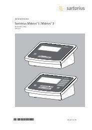 Sartorius Midrics®1| Midrics® 2